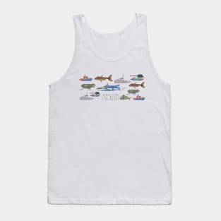 Stingray and other submarines Tank Top